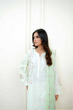 3 Pcs - Premium Embroidered Sage Serenity