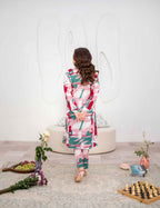 Dusty Pink - Digital Printed Lawn