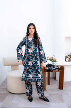 Pearl Mint - Digital Printed Lawn