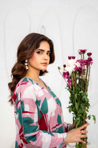 Dusty Pink - Digital Printed Lawn