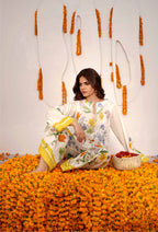 Ivory Grace - Digital Printed Lawn