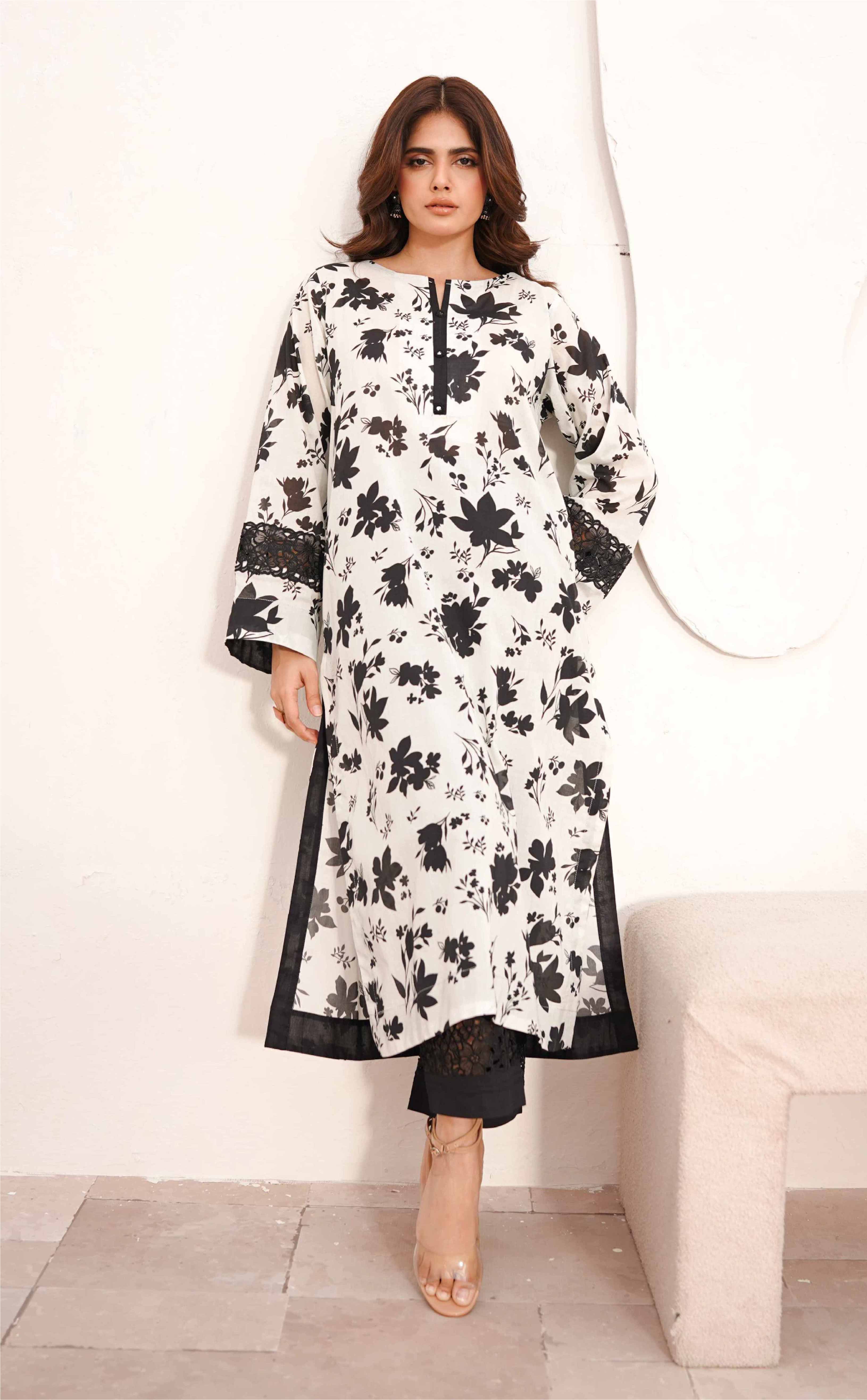 Signature Noir - Digital Printed Lawn