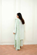 3 Pcs - Premium Embroidered Sage Serenity