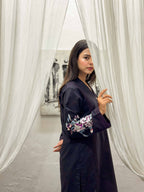 2 Pcs - Premium Embroidered applique Black