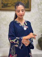 3 Pcs - Premium Embroidered Royal Navy