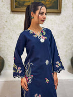 3 Pcs - Premium Embroidered Royal Navy