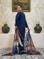 3 Pcs - Premium Embroidered Royal Navy