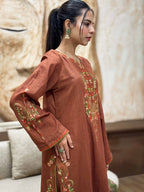 3 Pcs - Premium Embroidered Spring Floral