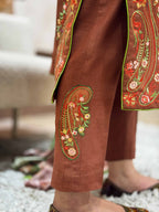 3 Pcs - Premium Embroidered Spring Floral