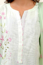 3 Pcs - Premium Embroidered Sage Serenity
