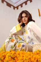 Ivory Grace - Digital Printed Lawn
