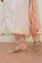 3 Pcs - Premium Embroidered Peach Breeze